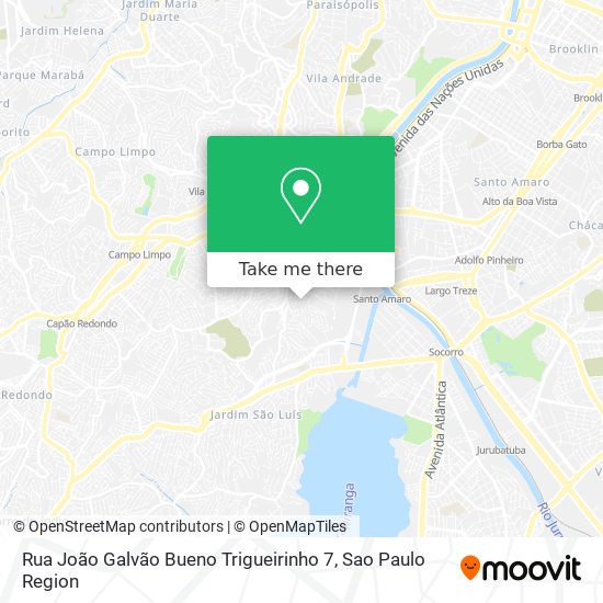 Rua João Galvão Bueno Trigueirinho 7 map