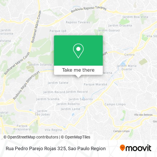 Rua Pedro Parejo Rojas 325 map