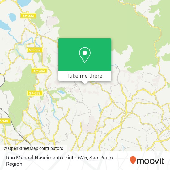 Rua Manoel Nascimento Pinto 625 map