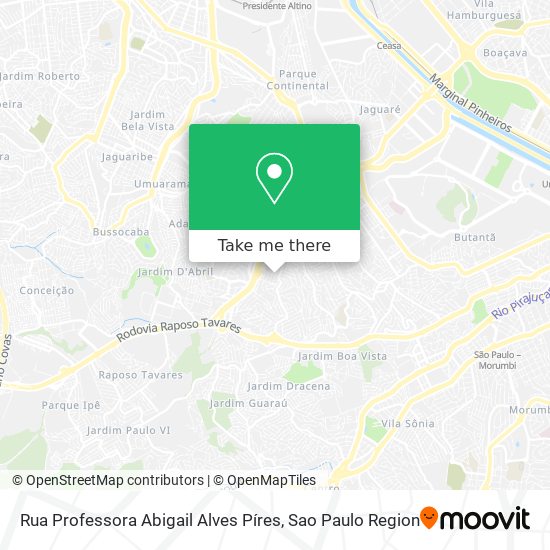 Rua Professora Abigail Alves Píres map