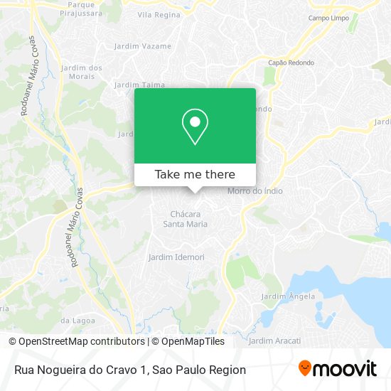 Mapa Rua Nogueira do Cravo 1