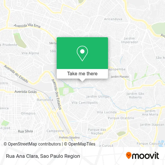 Rua Ana Clara map