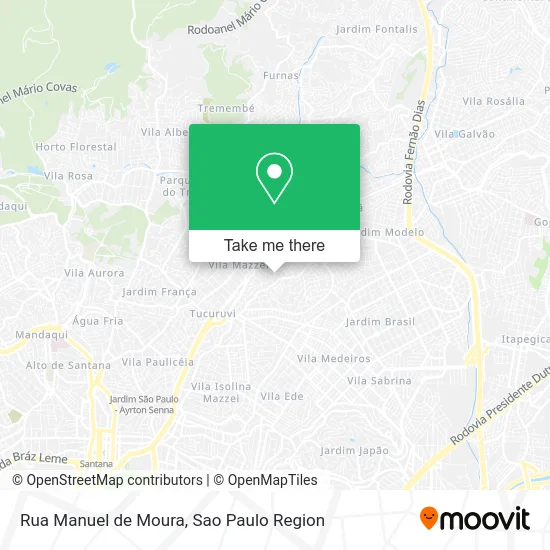 Rua Manuel de Moura map