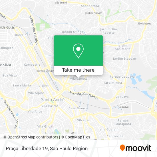 Mapa Praça Liberdade 19