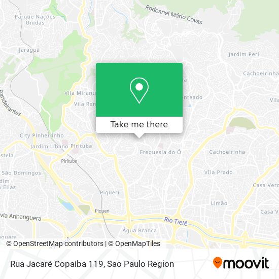 Rua Jacaré Copaíba 119 map