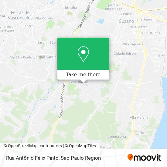 Rua Antônio Félix Pinto map