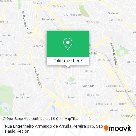 Rua Engenheiro Armando de Arruda Pereira 315 map