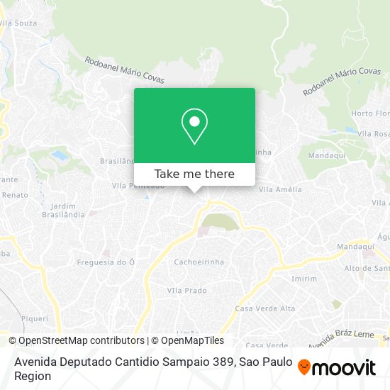 Avenida Deputado Cantidio Sampaio 389 map