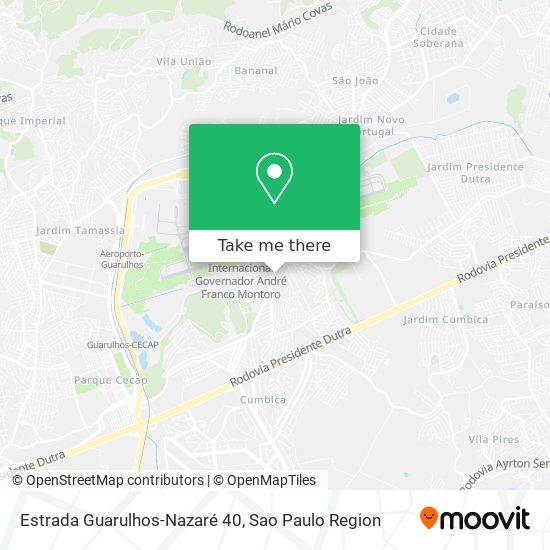 Mapa Estrada Guarulhos-Nazaré 40