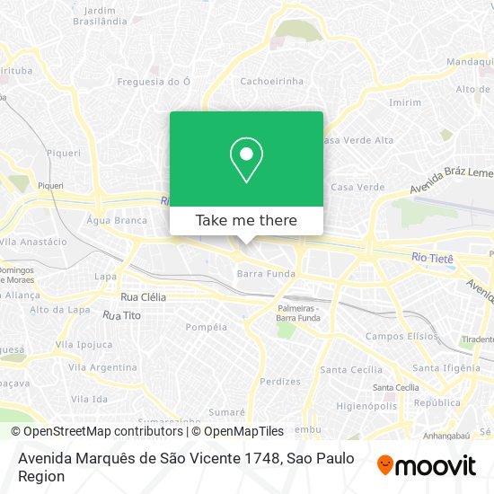 Avenida Marquês de São Vicente 1748 map
