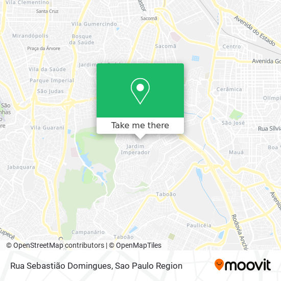 Mapa Rua Sebastião Domingues