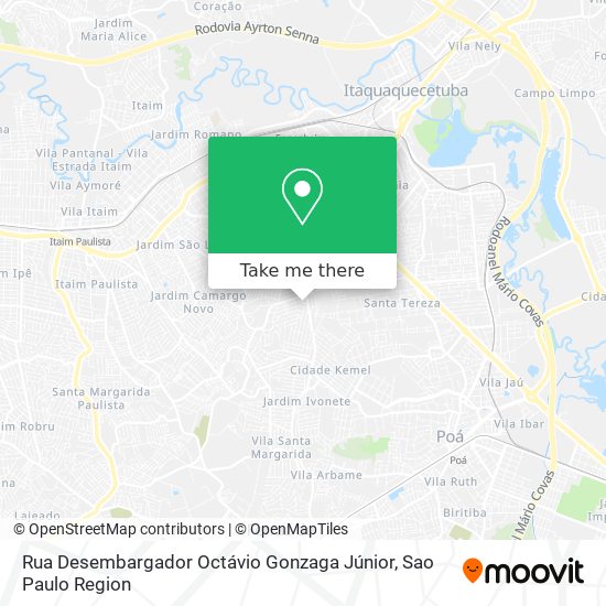 Rua Desembargador Octávio Gonzaga Júnior map