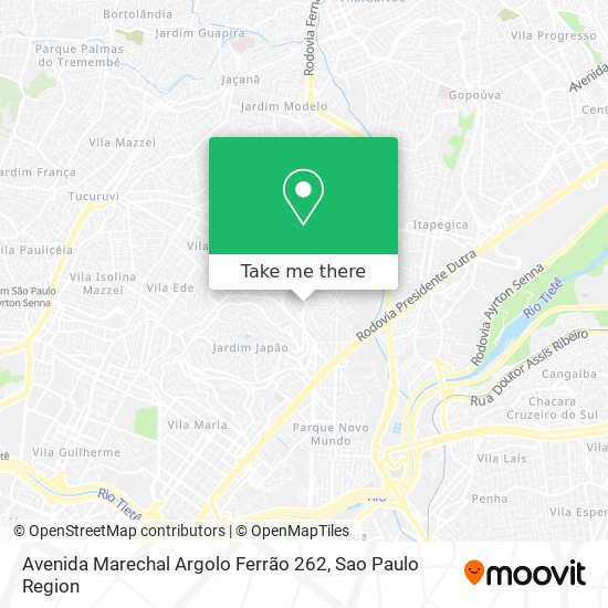 Mapa Avenida Marechal Argolo Ferrão 262
