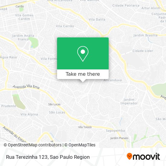 Mapa Rua Terezinha 123