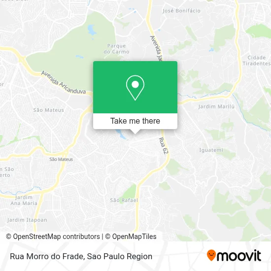 Rua Morro do Frade map