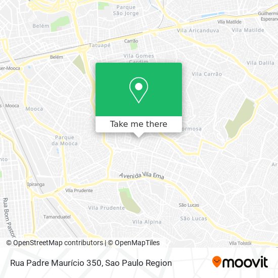 Rua Padre Maurício 350 map