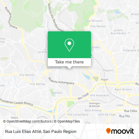 Rua Luis Elias Attiê map