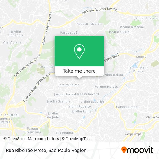 Rua Ribeirão Preto map