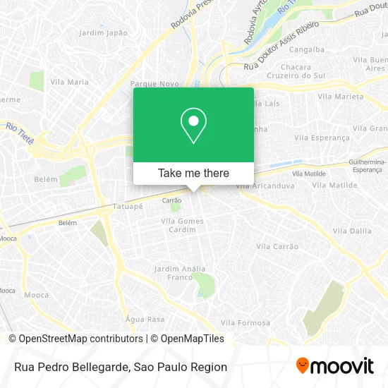 Rua Pedro Bellegarde map