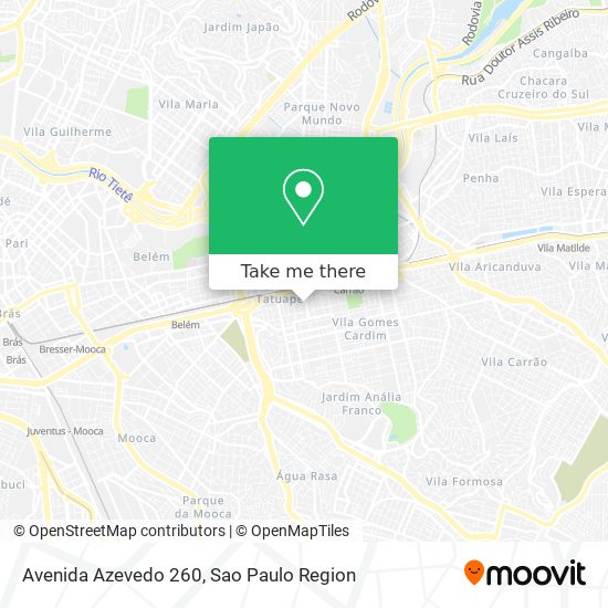 Avenida Azevedo 260 map