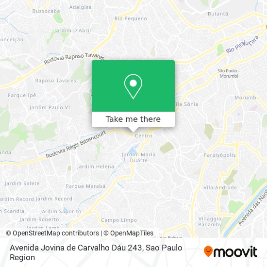 Avenida Jovina de Carvalho Dáu 243 map