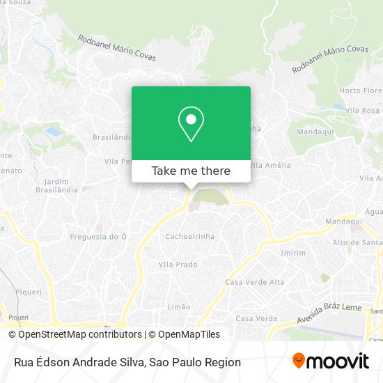 Mapa Rua Édson Andrade Silva