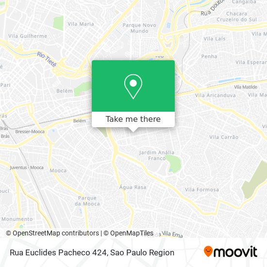 Rua Euclides Pacheco 424 map