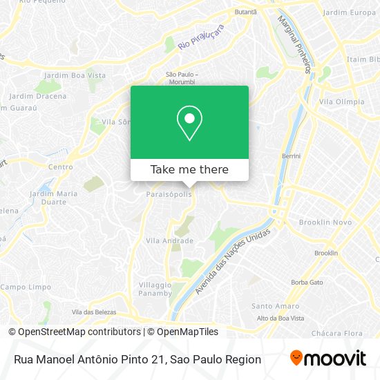 Rua Manoel Antônio Pinto 21 map