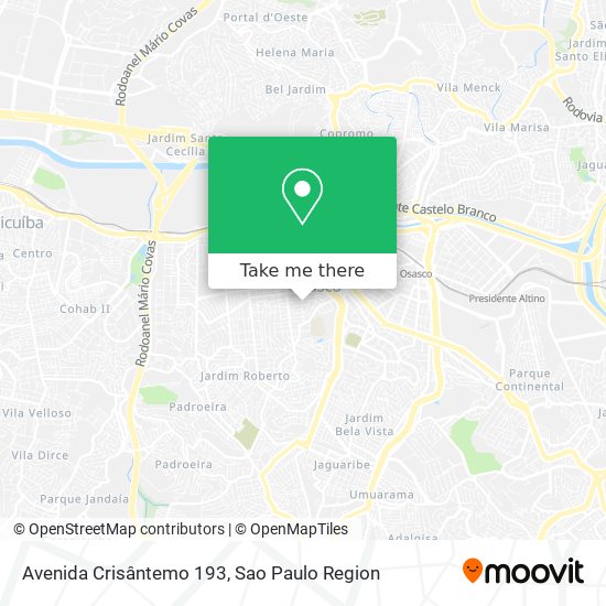 Avenida Crisântemo 193 map