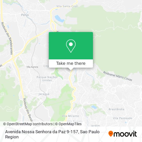 Avenida Nossa Senhora da Paz 9-157 map