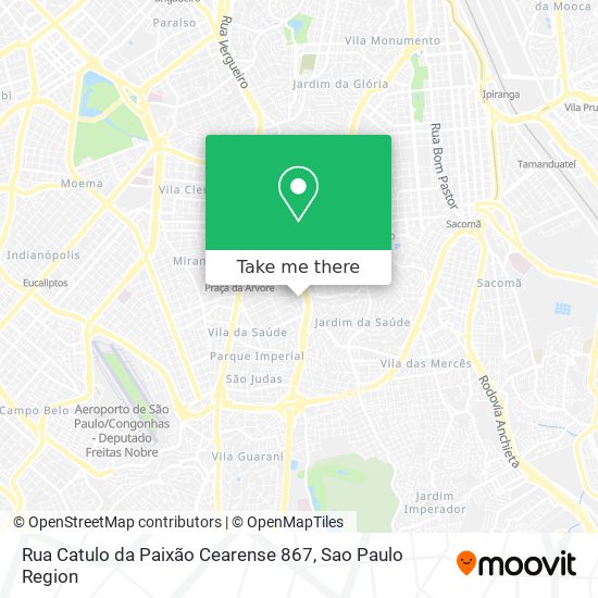 Mapa Rua Catulo da Paixão Cearense 867