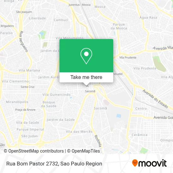 Rua Bom Pastor 2732 map