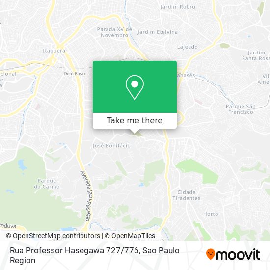 Mapa Rua Professor Hasegawa 727/776