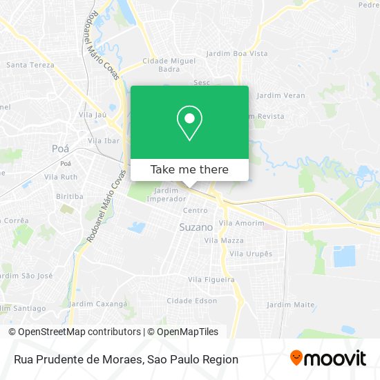 Rua Prudente de Moraes map