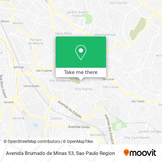 Mapa Avenida Brumado de Minas 53