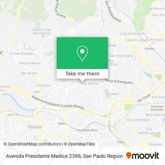 Avenida Presidente Medice 2386 map