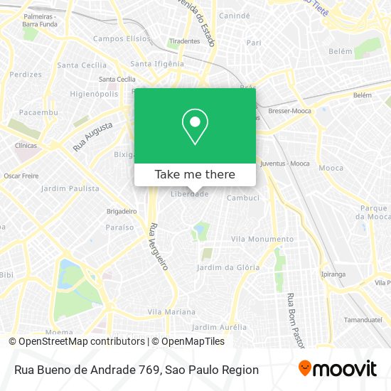 Rua Bueno de Andrade 769 map