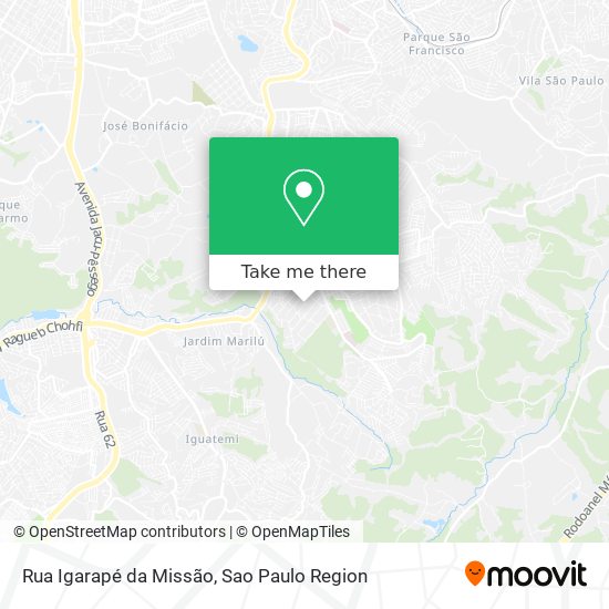 Rua Igarapé da Missão map