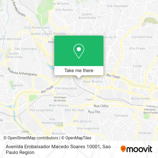 Avenida Embaixador Macedo Soares 10001 map
