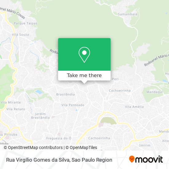 Mapa Rua Virgílio Gomes da Silva