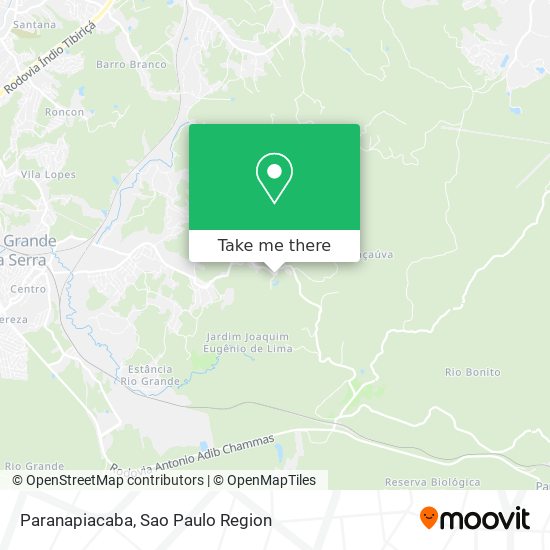 Paranapiacaba map