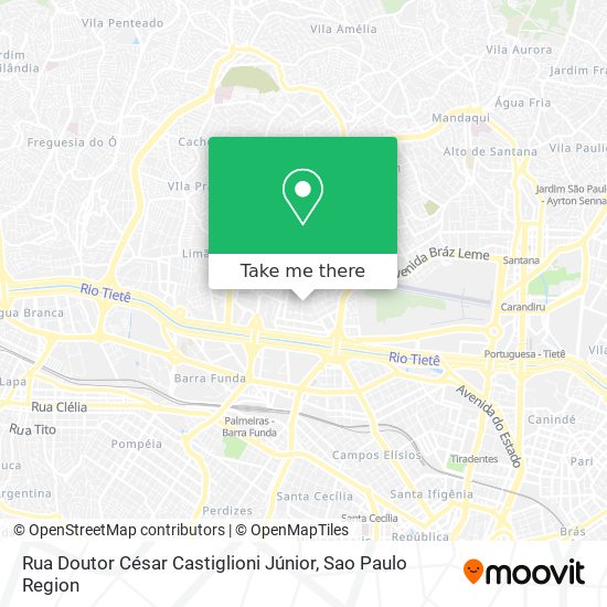 Rua Doutor César Castiglioni Júnior map