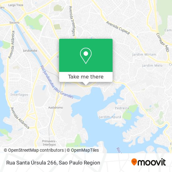 Mapa Rua Santa Úrsula 266