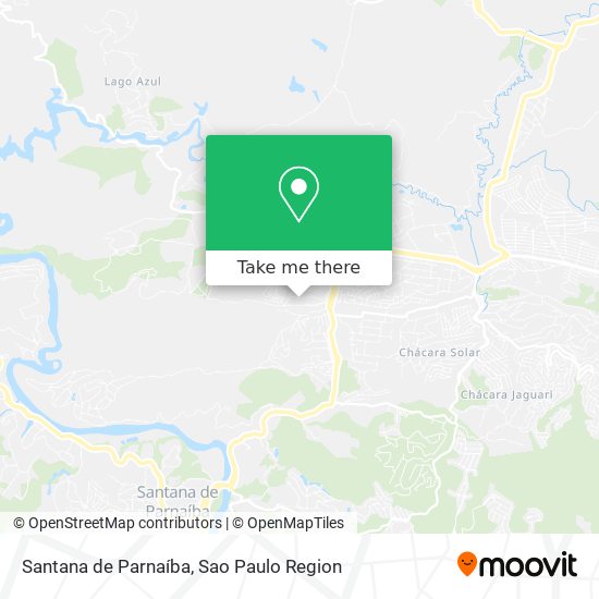 Santana de Parnaíba map