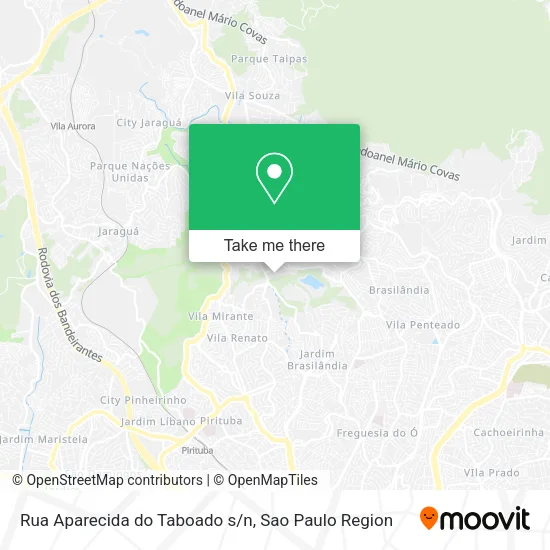 Rua Aparecida do Taboado s/n map