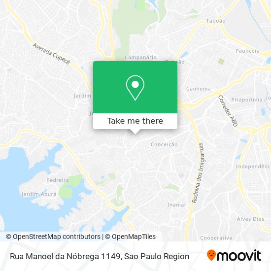 Rua Manoel da Nóbrega 1149 map