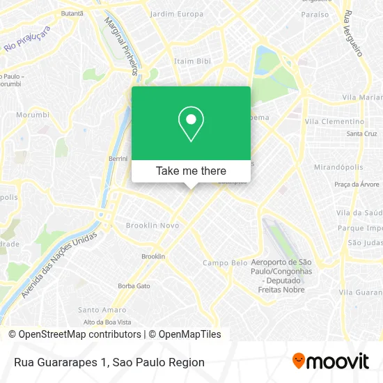 Rua Guararapes 1 map