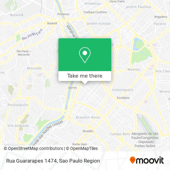 Rua Guararapes 1474 map