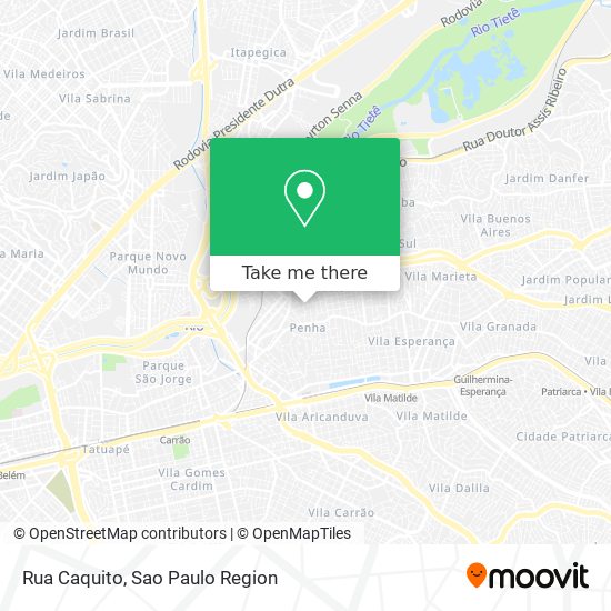 Rua Caquito map