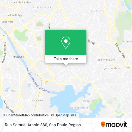 Rua Samuel Arnold 880 map